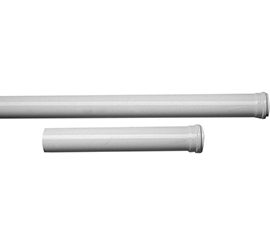 Caurules pagarinājums dūmgāzu novadīšanai L = 250 mm Ø 60 mm